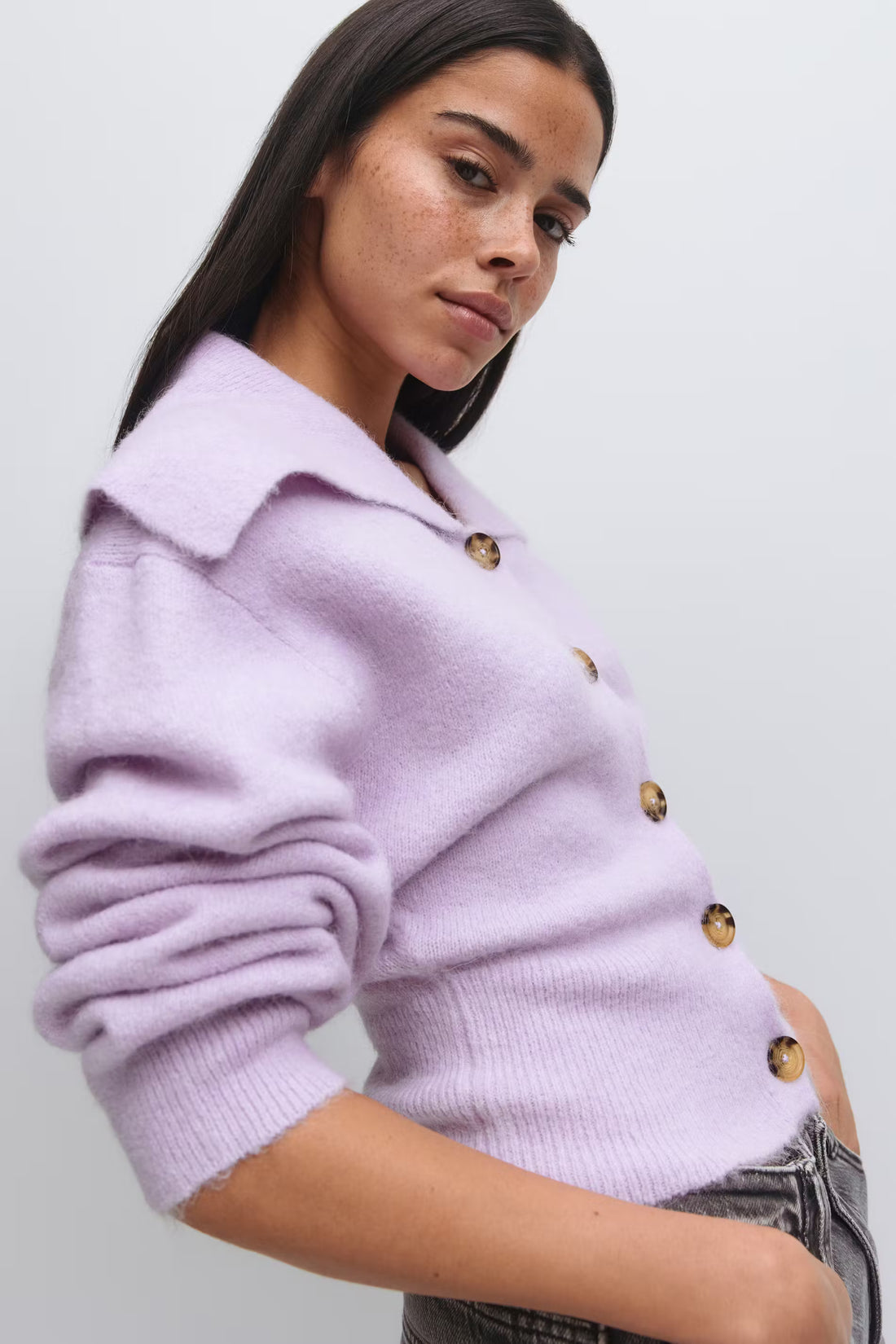 „Elise" Cardigan Rosa