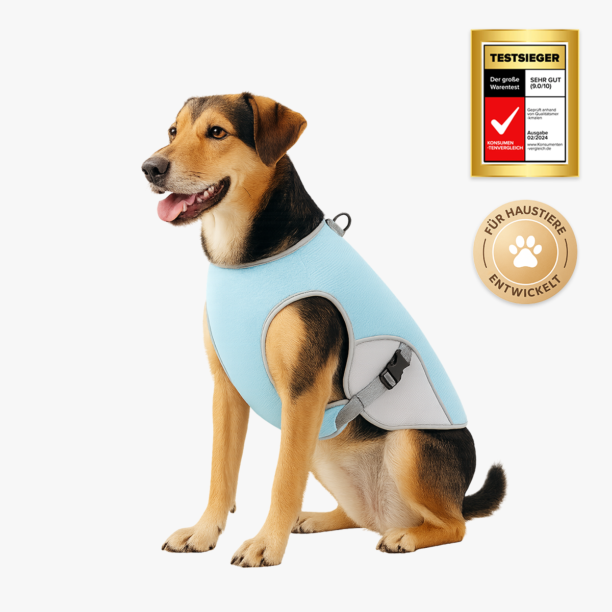 CoolJacket™ - Selbstkühlende Hundejacke für den Sommer