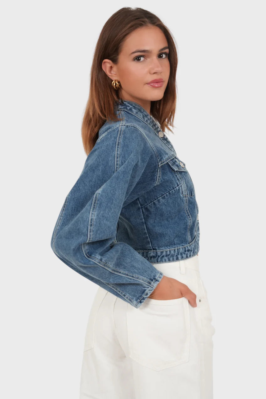 „Harper" Denimjacke Blau