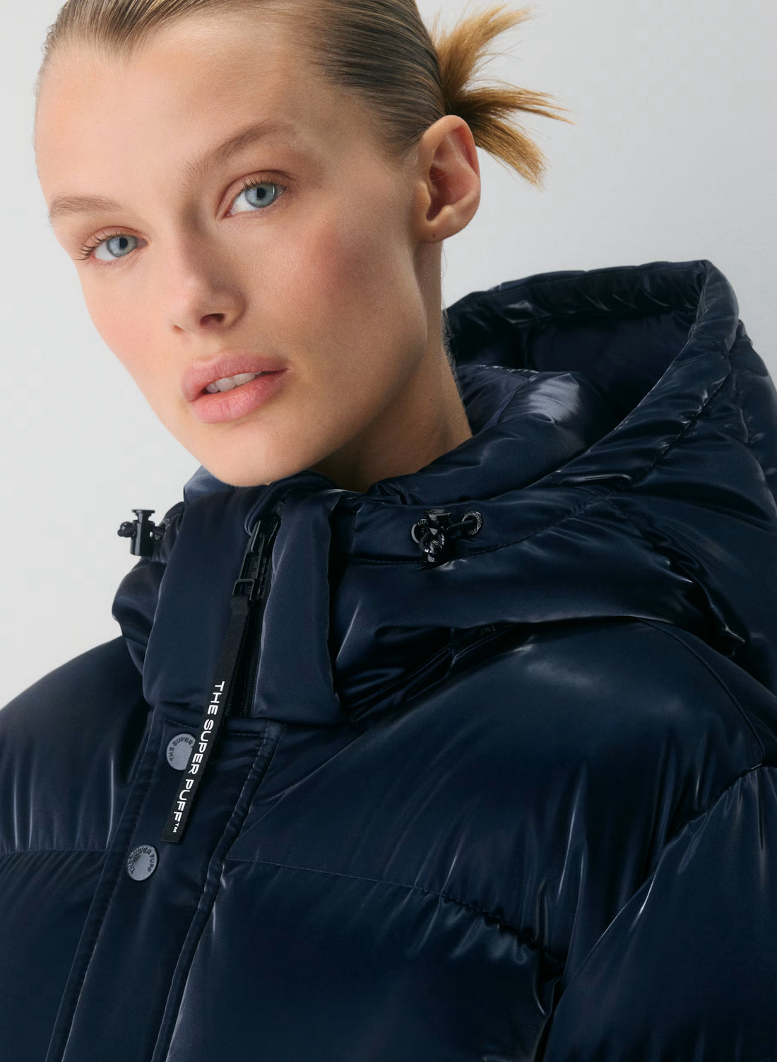 „Glamour" Pufferjacke Blau